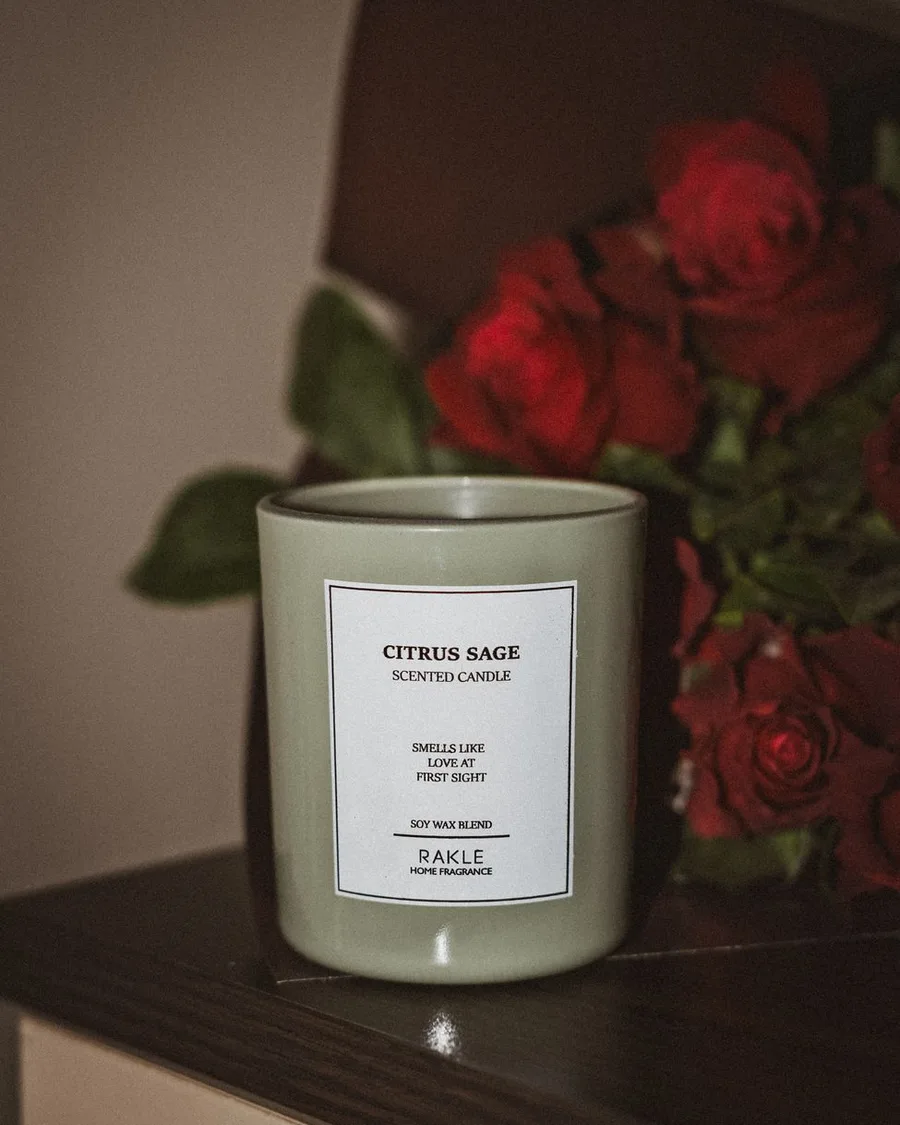 Bougie parfumée cire végétale